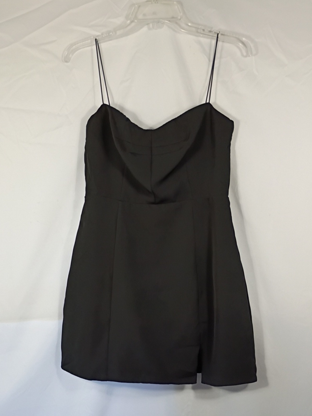 EUC Hello Molly Can't Stop This Dress In Black Sweetheart Neckline Women's Sz 8